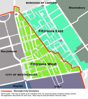 Fitzrovia West Border along Great Portland Street Reconfirmed